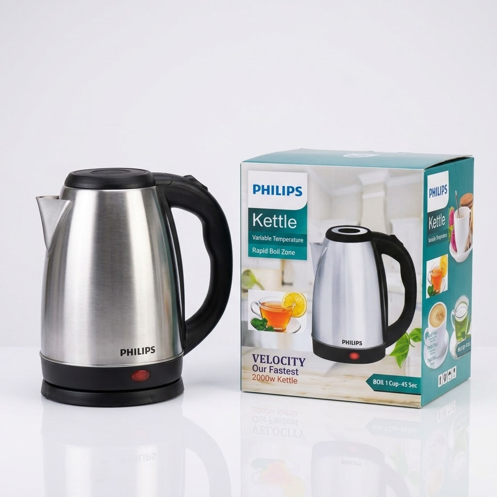 Philips 2000W Velocity Variable Temperature Electric Kettle (EK-PH220) – Double Wall Fast Boil