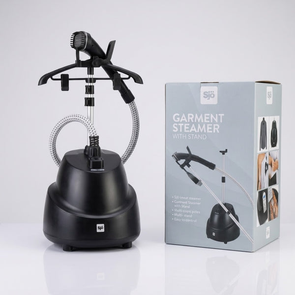 Salter Professional Standing Garment Steamer with Telescopic Pole & Hanger (Heavy Duty Continuous Steam)