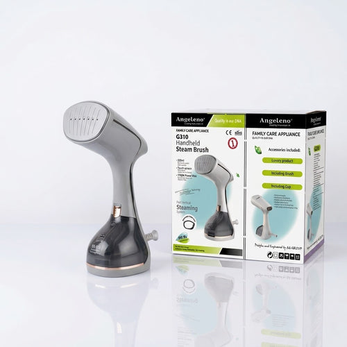 Angeleno Handheld Steam Brush & Garment Steamer (G310) – Portable Travel Iron for Clothes & Fabric