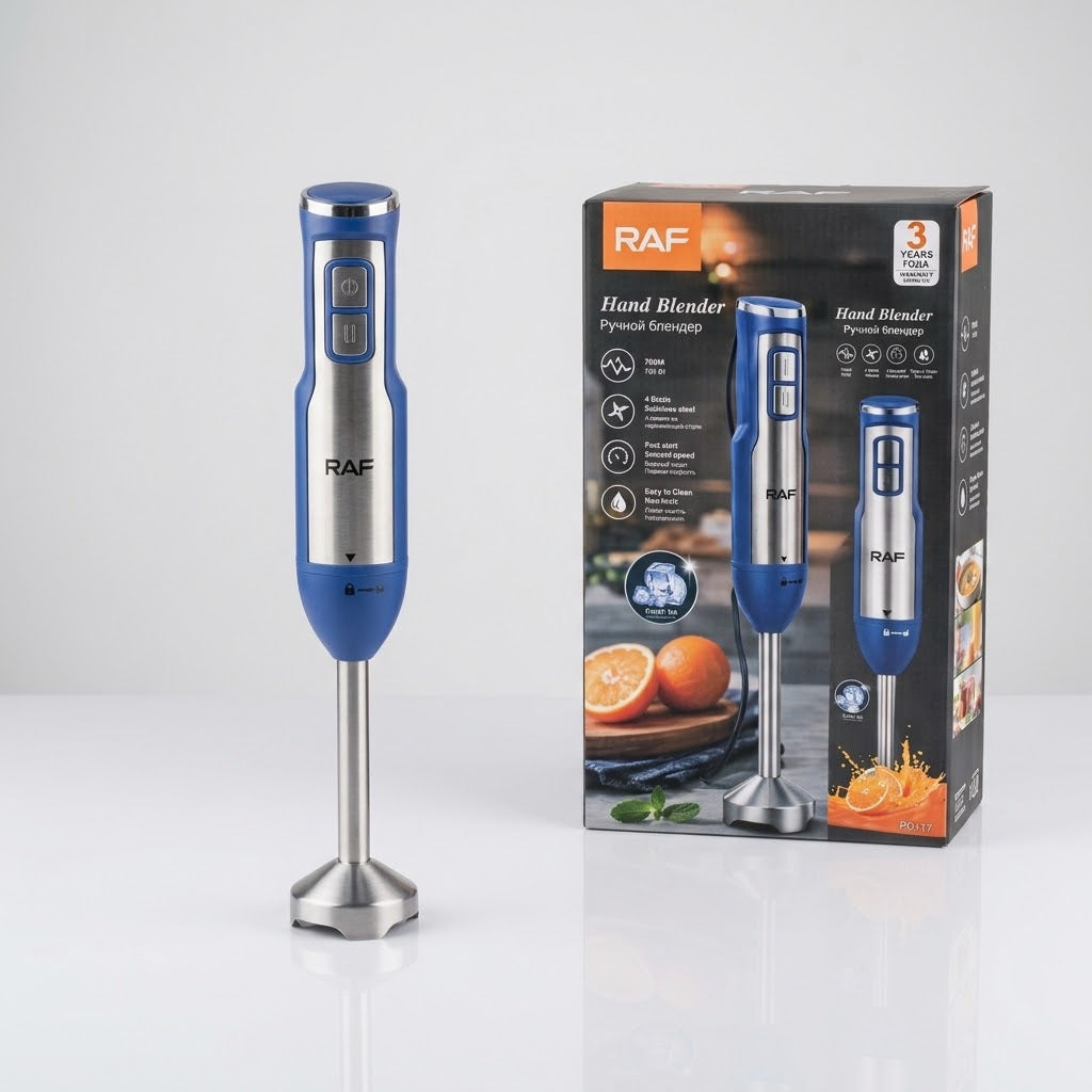 RAF 1000W 5-in-1 Hand Blender Set with Chopper (R.390) – High Power Pure Copper Motor