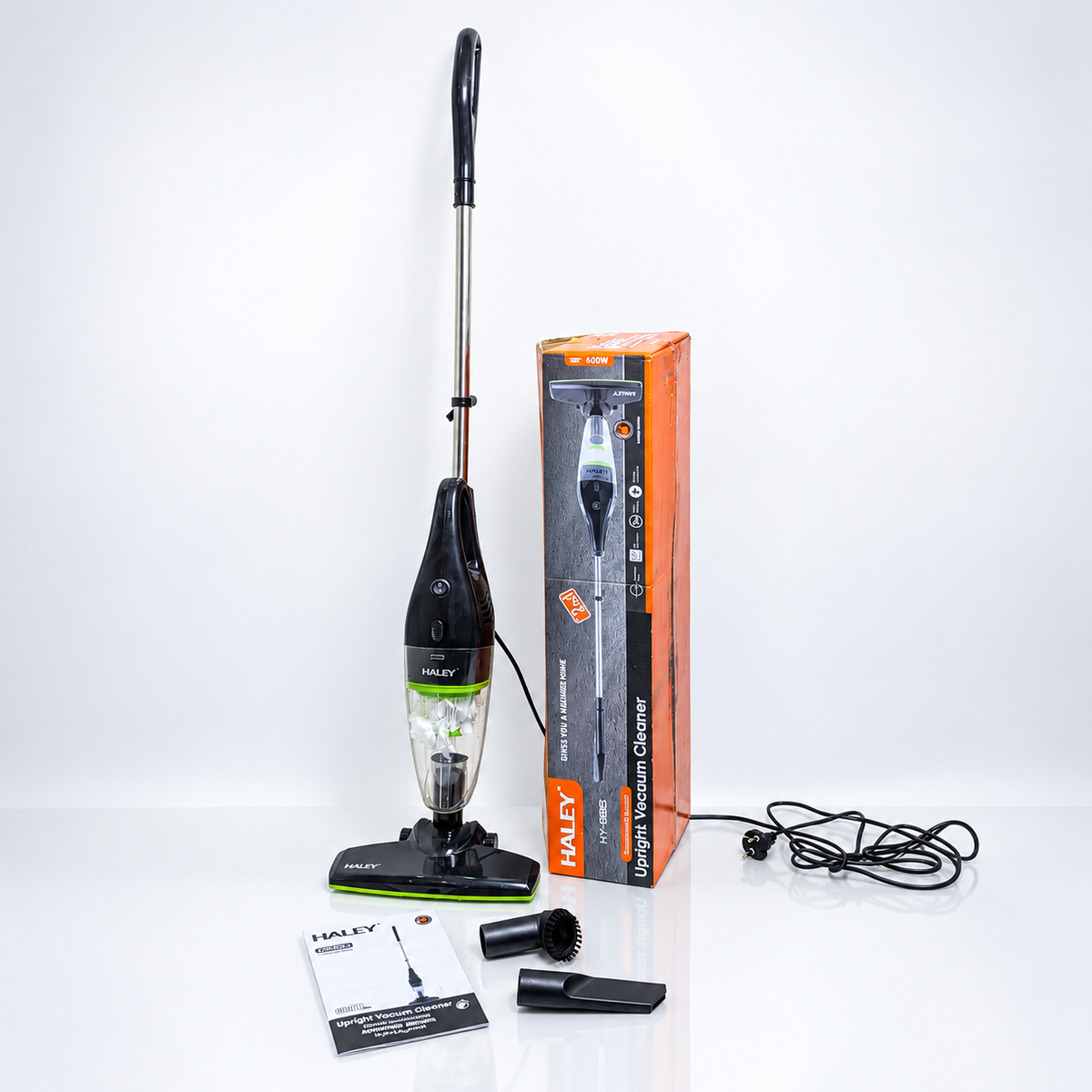 HALEY HY-888 600W Upright Vacuum Cleaner – Powerful Home & Floor Cleaning