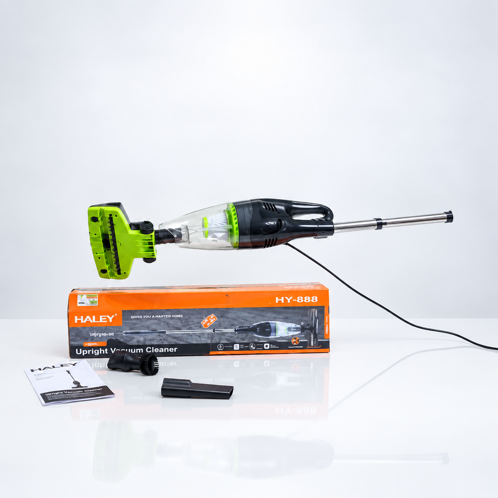 HALEY HY-888 600W Upright Vacuum Cleaner – Powerful Home & Floor Cleaning
