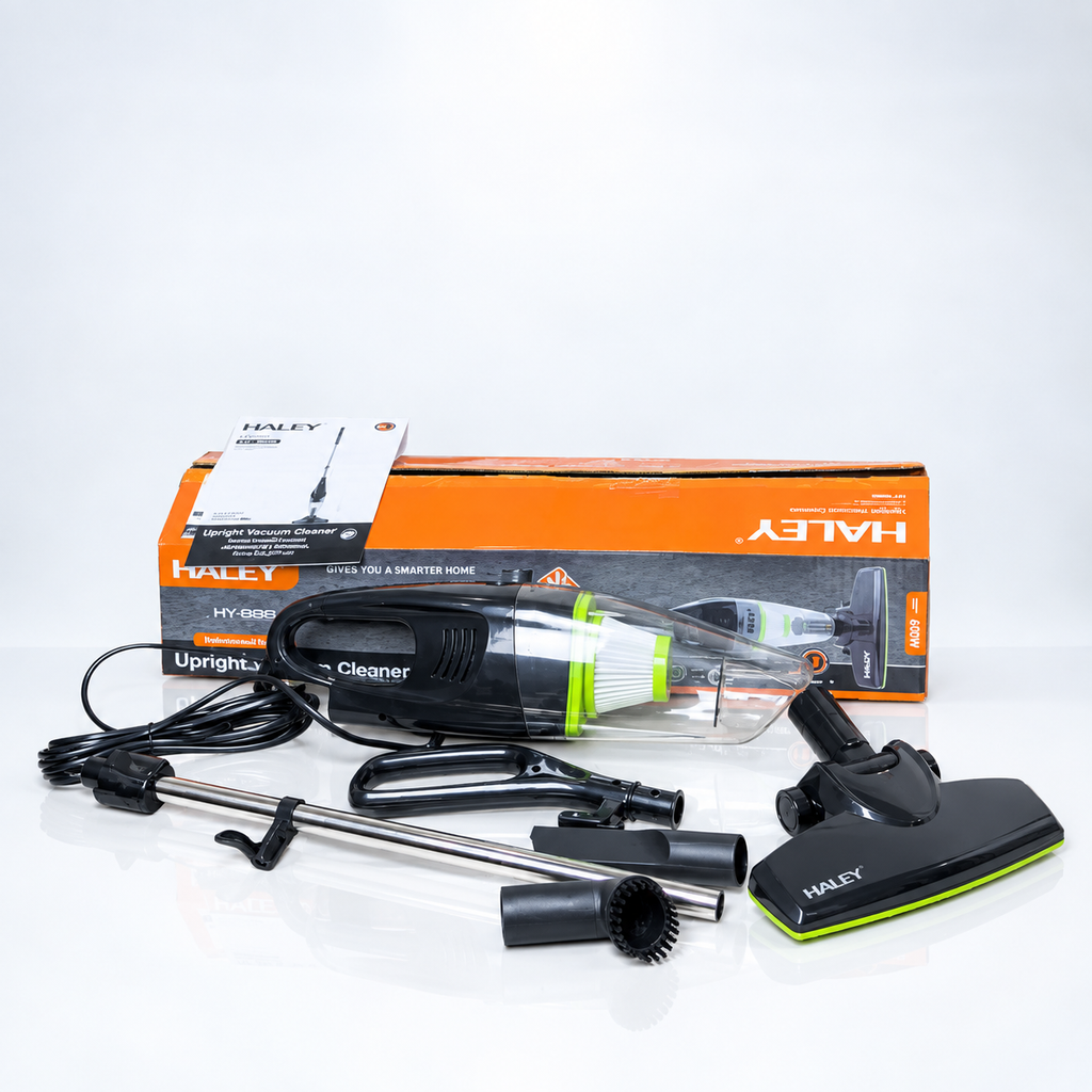 HALEY HY-888 600W Upright Vacuum Cleaner – Powerful Home & Floor Cleaning