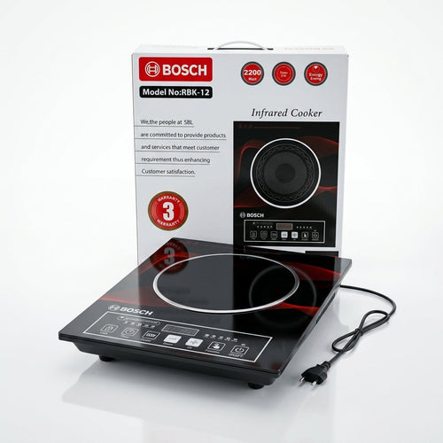 Bosch 2200W Infrared Cooker Model RBK-12 Touch Screen Ceramic Stove with Box
