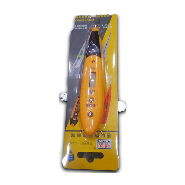 Mingqi Intelligent Digital Voltage Tester Pen (12V–250V AC/DC) – LCD Screen Electric Test Pen & Breakpoint Detector